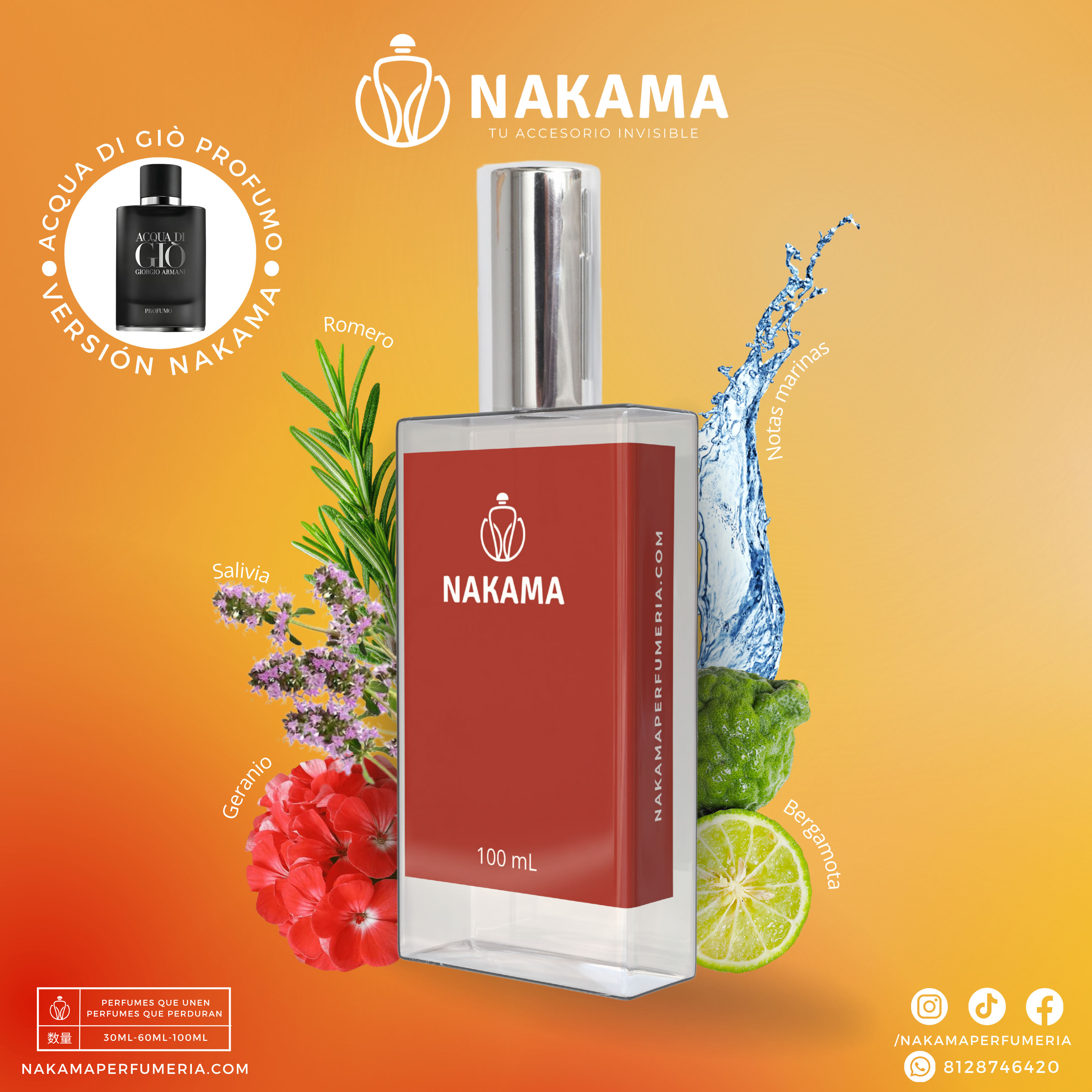 NM142 AQUA DI GIO PROFUMO - ARMANI- CABALLERO