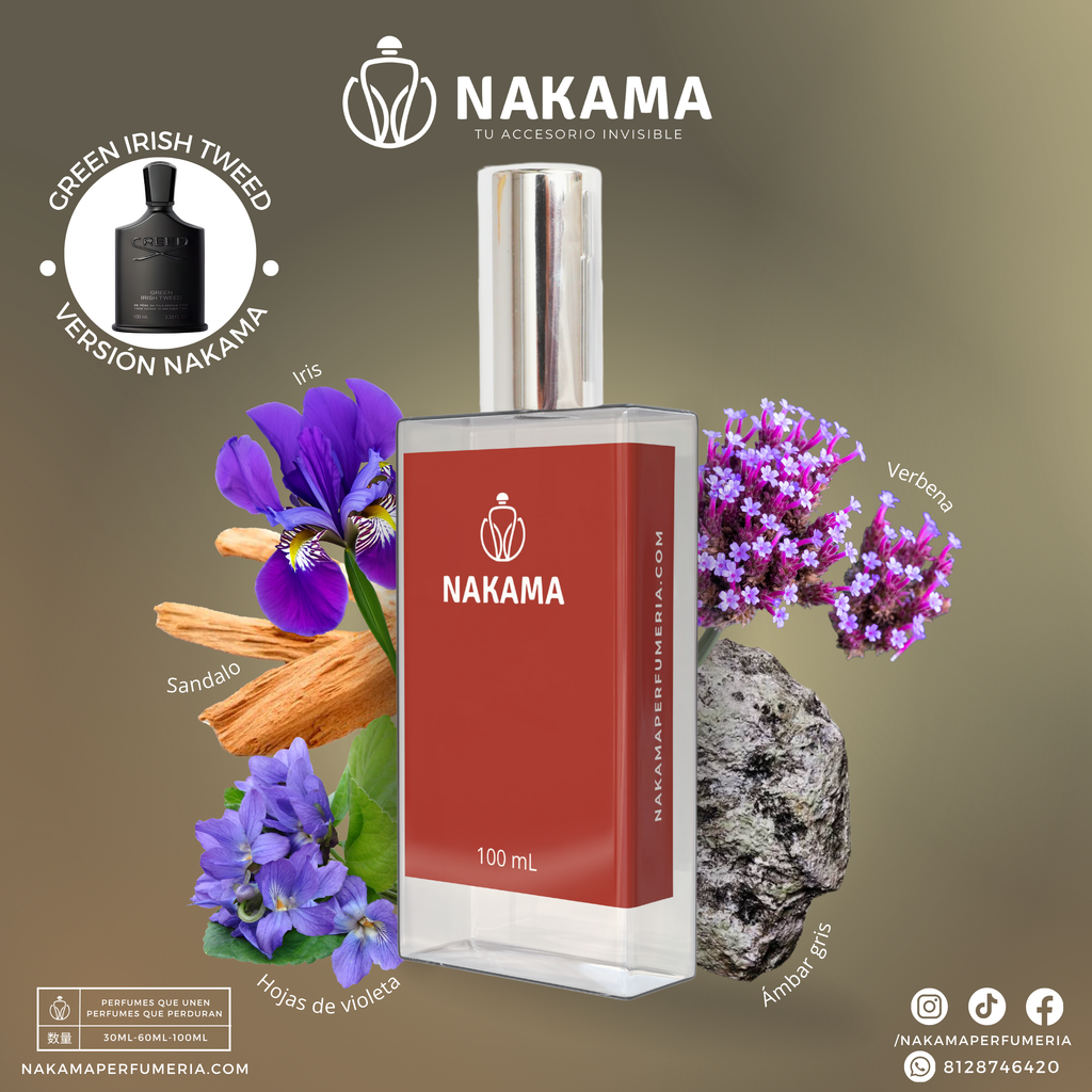 NCH056 GREEN IRISH TWEED - CREED - CABALLERO