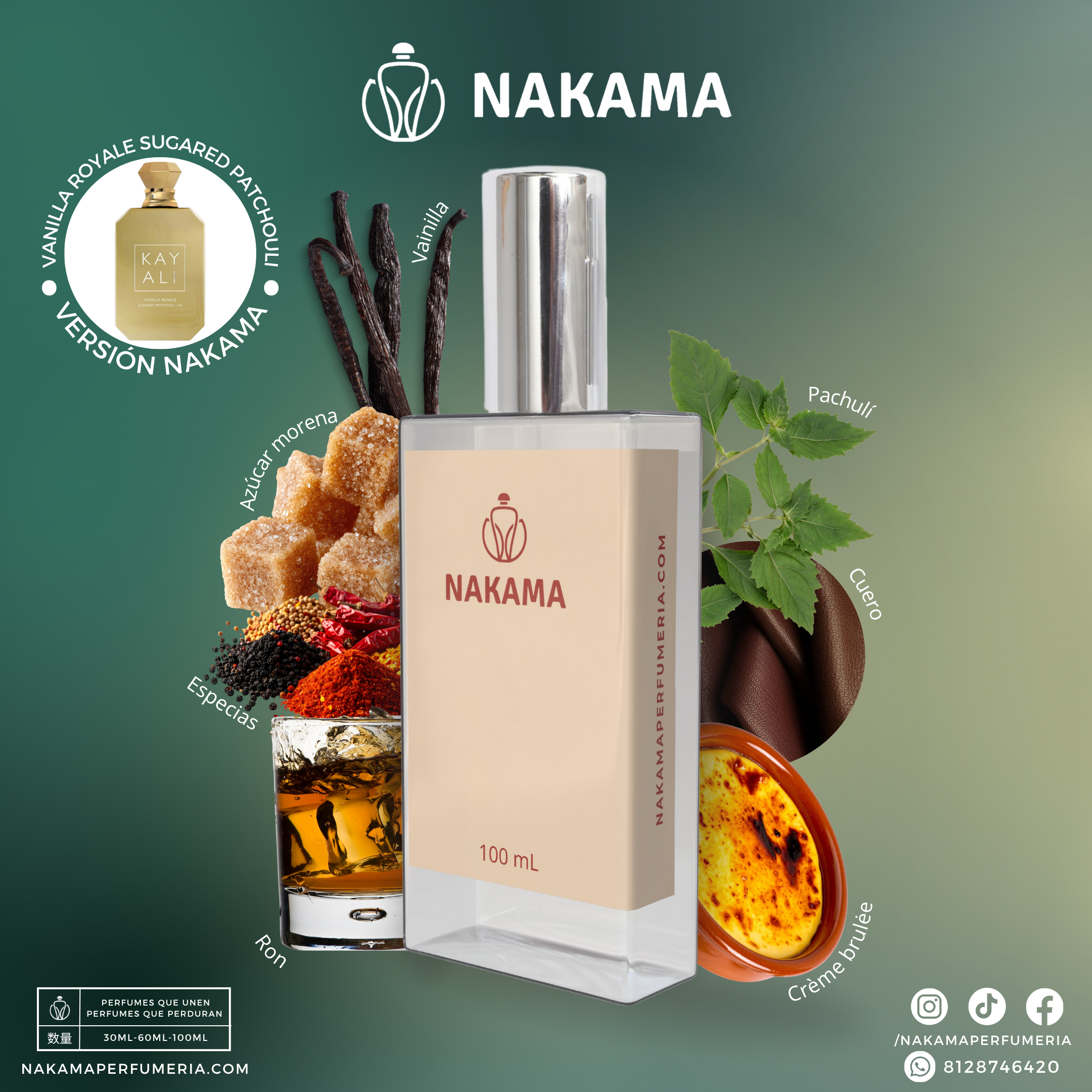 NA027 VANILLA ROYALE SUGARED PATCHOULI  - KAYALI - UNISEX