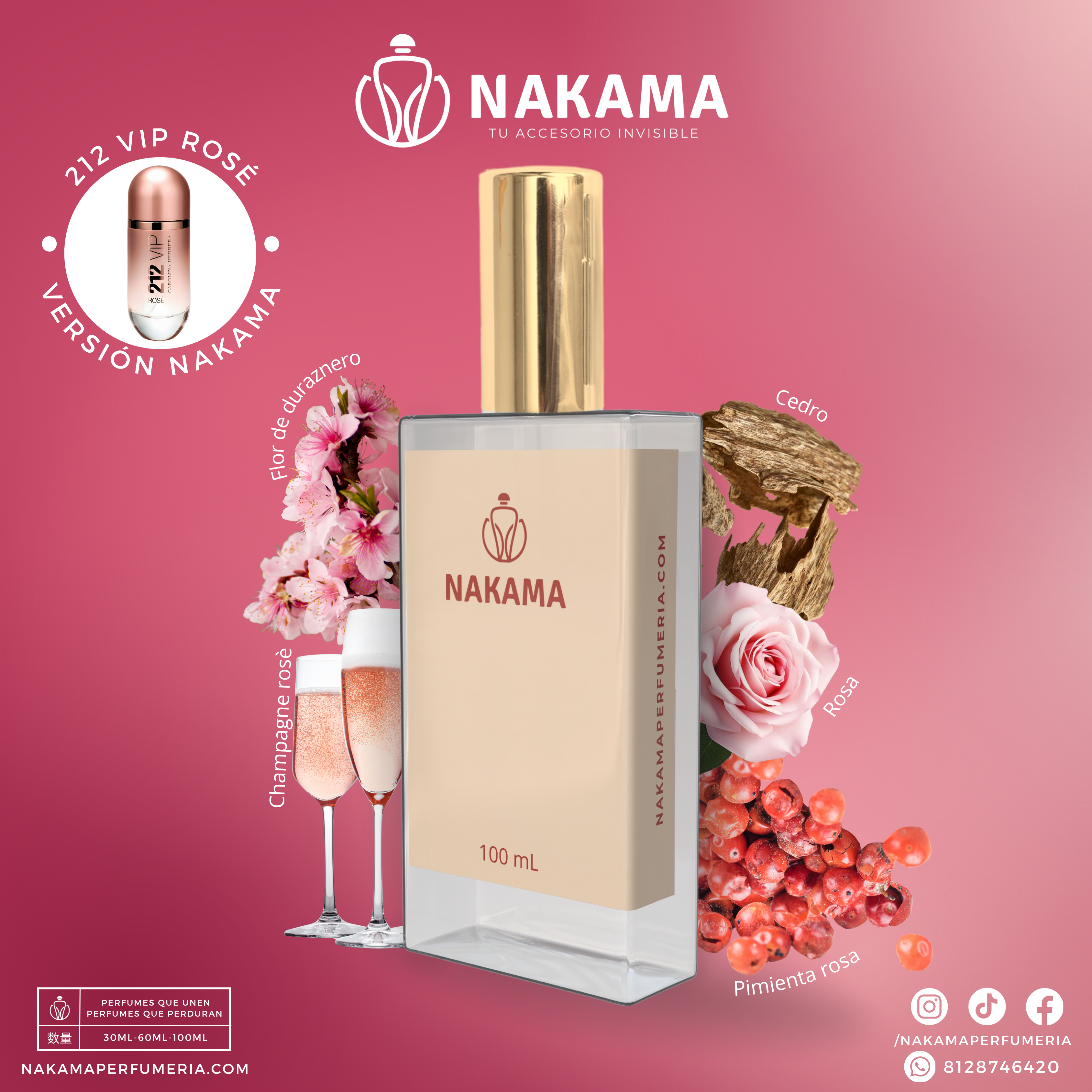 NF119 212 VIP ROSE - CAROLINA HERRERA - DAMA