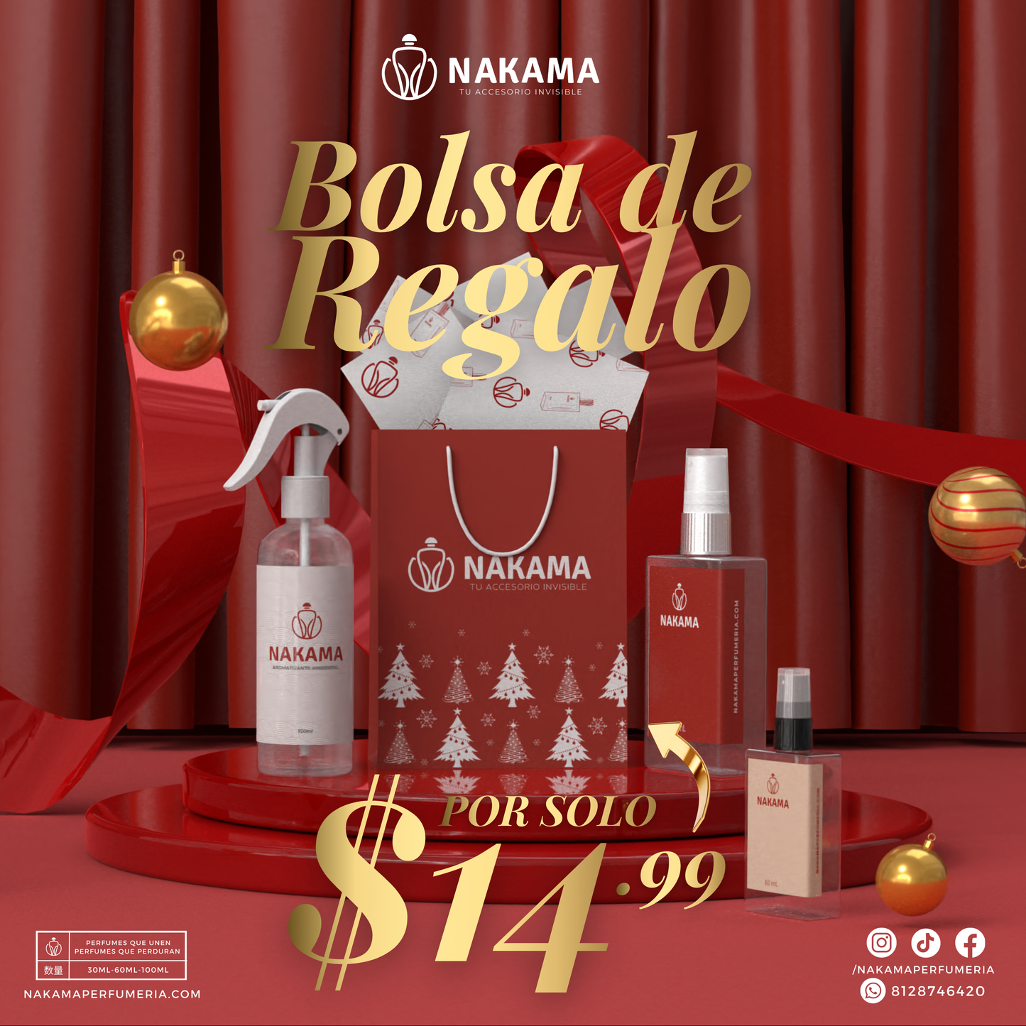 Bolsa de Regalo Navideña