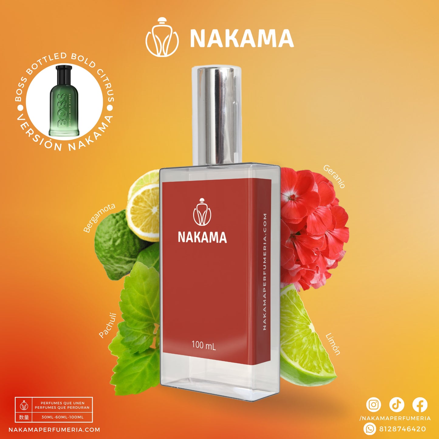 NM668 BOSS BOTTLED BOLD CITRUS  - HUGO BOSS - CABALLERO