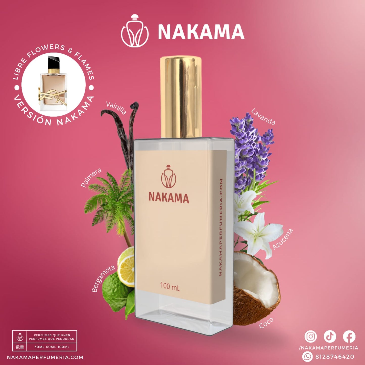 NF801 LIBRE FLOWERS & FLAMES -  YVES SAINT LAURENT - DAMA