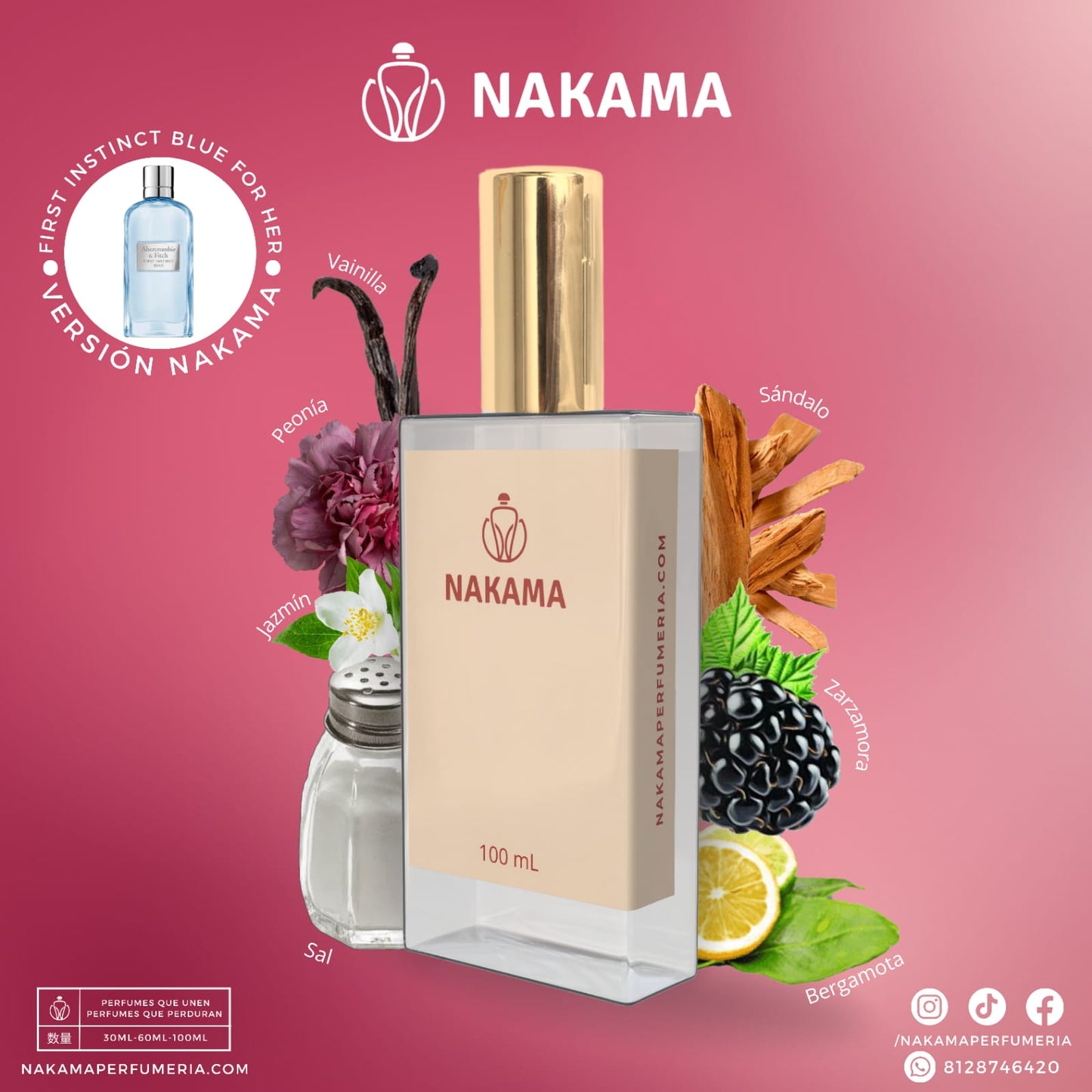 NF800 FIRST INSTINCT BLUE FOR HER -  ABERCROMBIE & FITCH - DAMA