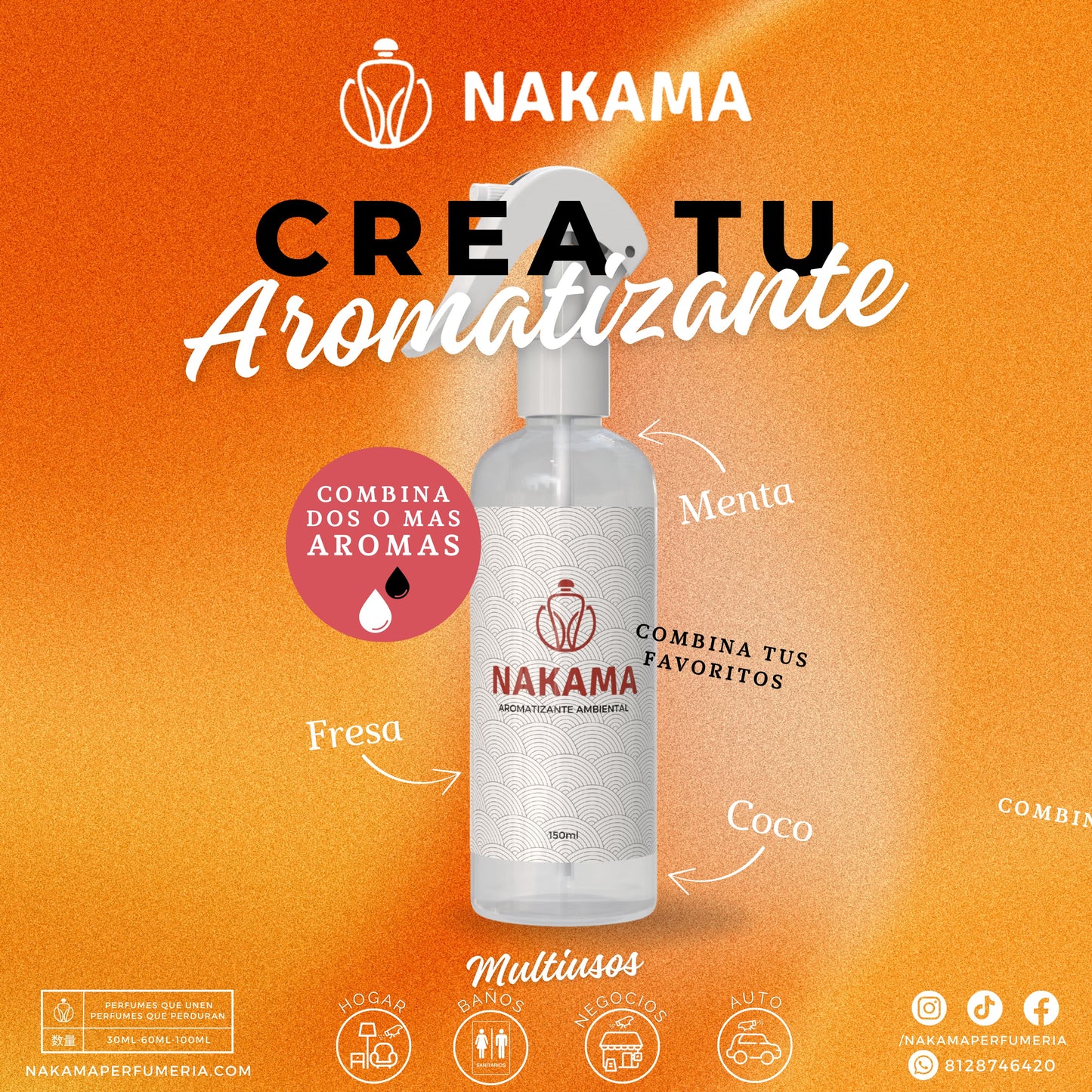 CREA TU AROMATIZANTE IDEAL (LEER DESCRIPCIÓN)