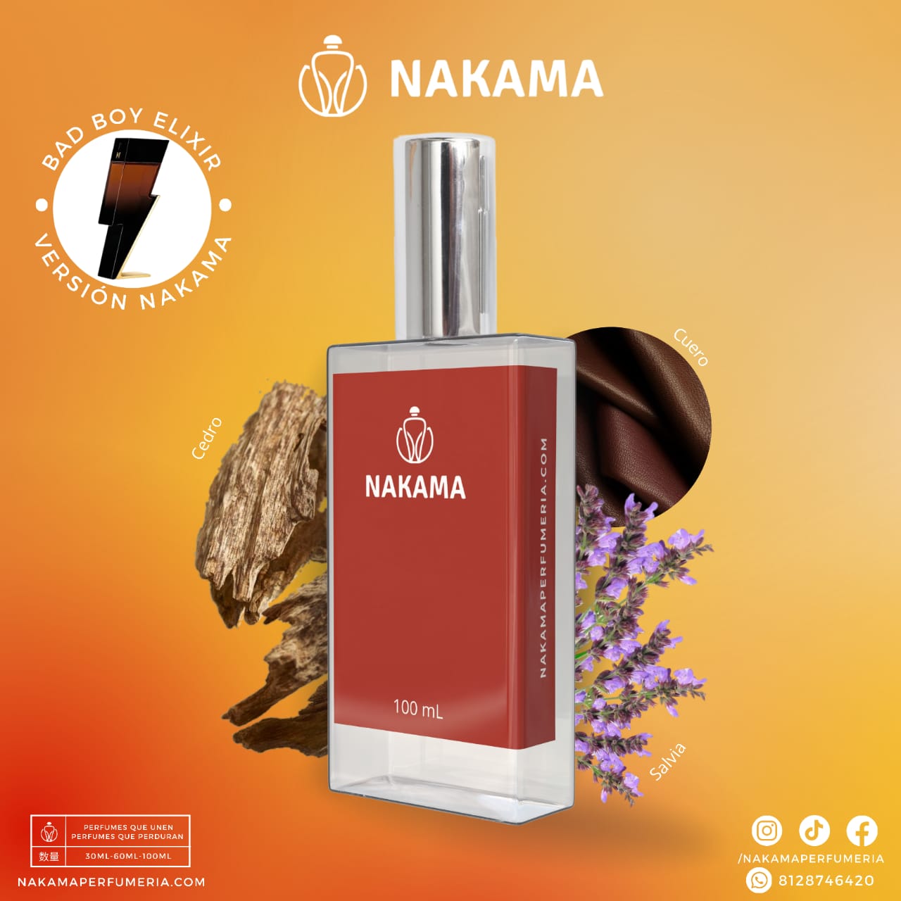 NM672 BAD BOY ELIXIR  - CAROLINA HERRERA - CABALLERO