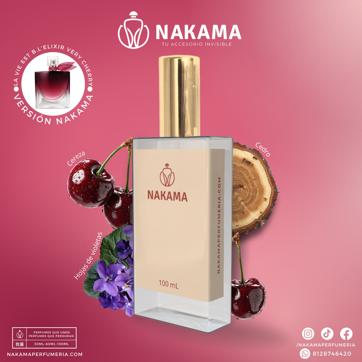 NF874 LA VIE EST BELLE LELIXIR VERY CHERRY - LANCOME - DAMA